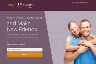 Israeli Single Expats Homepage Image